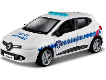 Bburago Renault Clio Police 1:64 biela