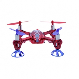RC dron Skylark s ochranným rámom, červená