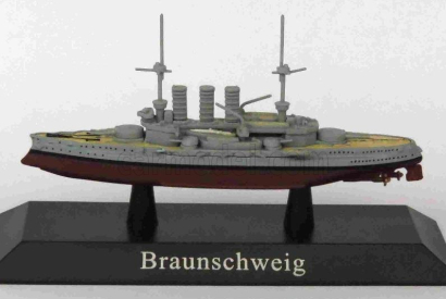 Edicola Válečná loď Braunschweig Liner Válečná loď Nemecko 1902 1:1250 Vojenské