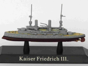Edicola Válečná loď Kaiser Friedrich Iii Líniová vojnová loď Nemecko 1896 1:1250 Vojenská