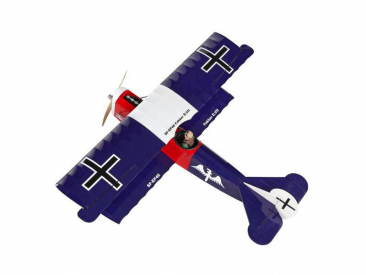 Fokker D.VII 1.2m ARF tmavomodrý