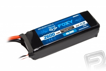 FOXY G2 - LC Li-Pol 2600mAh/11,1V 40/80C 28,9Wh