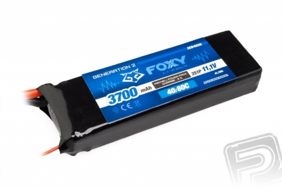 FOXY G2 - LC Li-Pol 3700mAh/11,1V 40/80C 41,1Wh