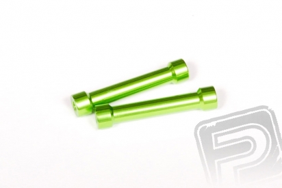 Hliníkové stĺpiky 7x35mm zelené (2ks.)