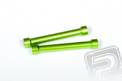 Hliníkové stĺpiky 7x45mm zelené (2ks.)