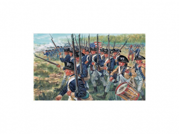 Italeri figúrky – AMERICAN INFANTRY (AM. INDEP. WARS 1776 ) (1:72)