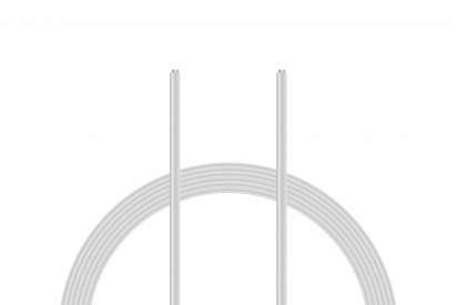Kábel PVC 0,055 mm2 10 m (biely)