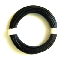 Kábel silikón 0,25 mm2 1 m (čierny)
