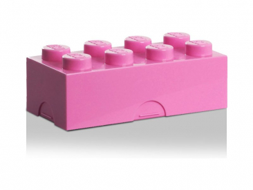 LEGO box na desiatu 100x200x75mm – ružový