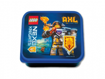 LEGO box na desiatu 160 x 140 x 65 mm – Nexo Knights modrý