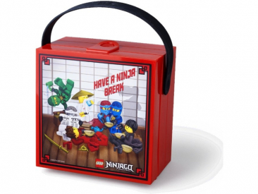 LEGO box na desiatu s rukoväťou – Ninjago
