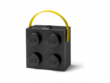 LEGO box s rukoväťou 166x165x117mm – čierny