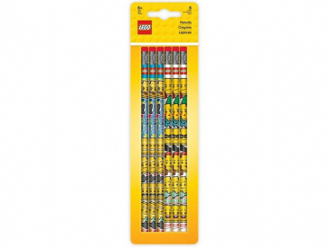 LEGO ceruzka grafitová s gumou 6 ks – Iconic