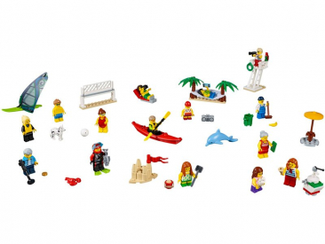 LEGO City – Súprava postav – Zábava na pláži