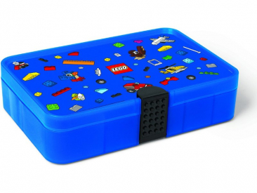 LEGO Iconic úložný box s priehradkami – modrá