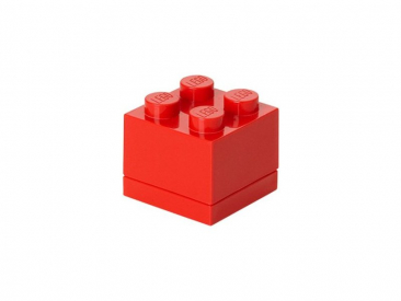 LEGO minibox 46x46x43mm – červený