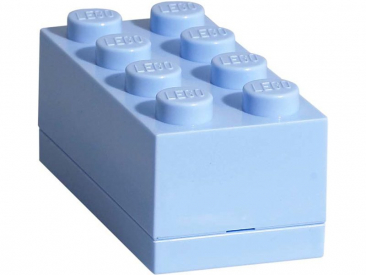 LEGO minibox 46x92x43mm – svetlomodrý