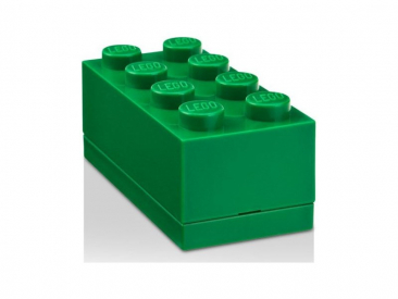 LEGO minibox 46x92x43mm – tmavozelený