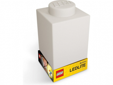 LEGO nočná lampička Silikónová kocka biela
