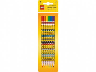 LEGO pastelky, mix farieb 6 ks – Iconic