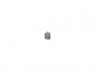 LEGO úložný box 125x125x180mm – sivý