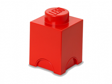 LEGO úložný box 125x125x180mm – červený