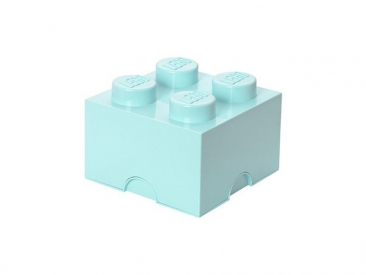 LEGO úložný box 250x250x180mm – aqua