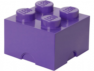 LEGO úložný box 250x250x180mm – fialový