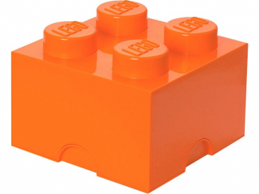 LEGO úložný box 250x250x180mm – oranžový