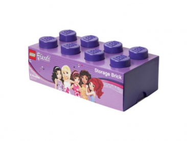 LEGO úložný box 250x500x180mm – Friends fialový