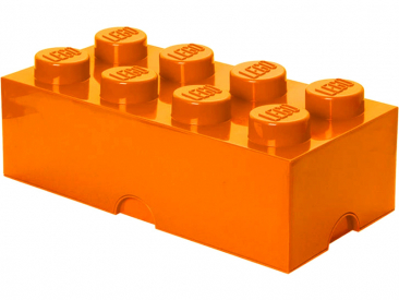 LEGO úložný box 250x500x180mm – oranžový