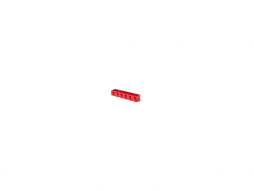 LEGO závesná polička červená