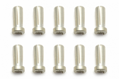 Low-Profile Bullet G5 strieborné konektory, 10 ks