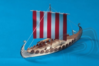 Mini Oseberg vikingská loď 1:50