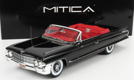 Mitica Cadillac Eldorado Biarritz Cabrio Open 1962 1:18 čierna