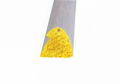Nábežná lišta 8 x 9 x 1000 mm, žltá