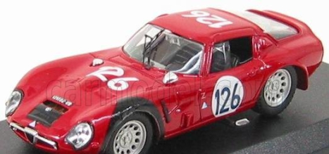 Najlepší model Alfa romeo Tz2 N 126 Targa Florio 1966 Pinto - Todaro 1:43 Red