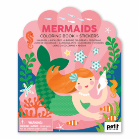 Petit Collage Omaľovánky s nálepkami morské panny
