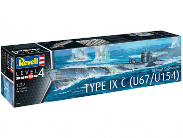 Revell ponorka Type IXC U67/U154 (1:72)