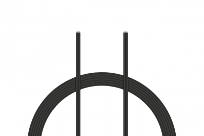 PVC kábel 0,055 mm2 10 m (čierny)