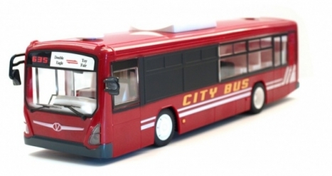 RC autobus City, červená