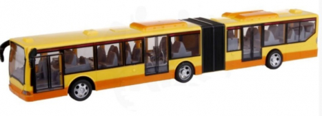 RC autobus kĺbový, žltý