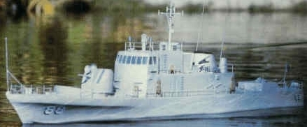 RC loď USS Crockett