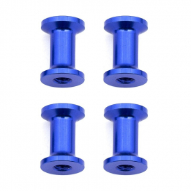 RC10F6 hliníkové modré stĺpiky (4 ks)