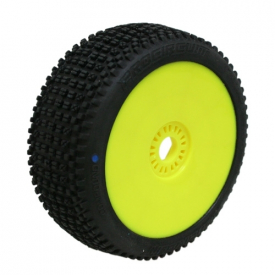 ROAD RUNNER (medium/modrá zmes) Off-Road 1 : 8 Buggy gumy nalep. na žltých disk. (2 ks)