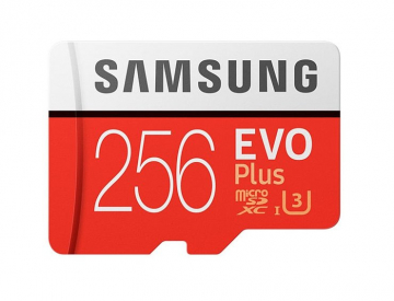 Samsung MicroSD Card EVO+ 256GB Class10 + Adaptér MB-MC256GA/EU
