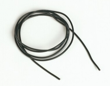 Silikónový kábel 0,5qmm, 20AWG, 1meter, čierny