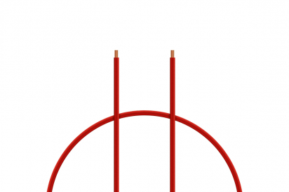 Silikónový kábel 1,5 mm2 1 m (červený)