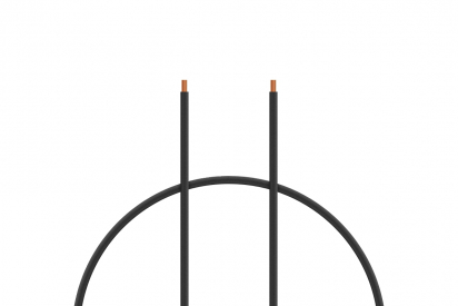 Silikónový kábel 1,5 mm2 1 m (čierny)