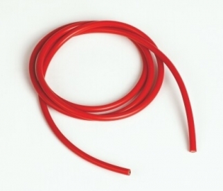 Silikónový kábel 3,3qmm, 12AWG, 1 meter, červený